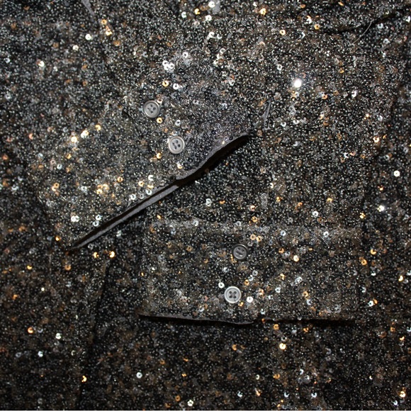 Express black sequins shirt (women’s XL) - Picture 5 of 10